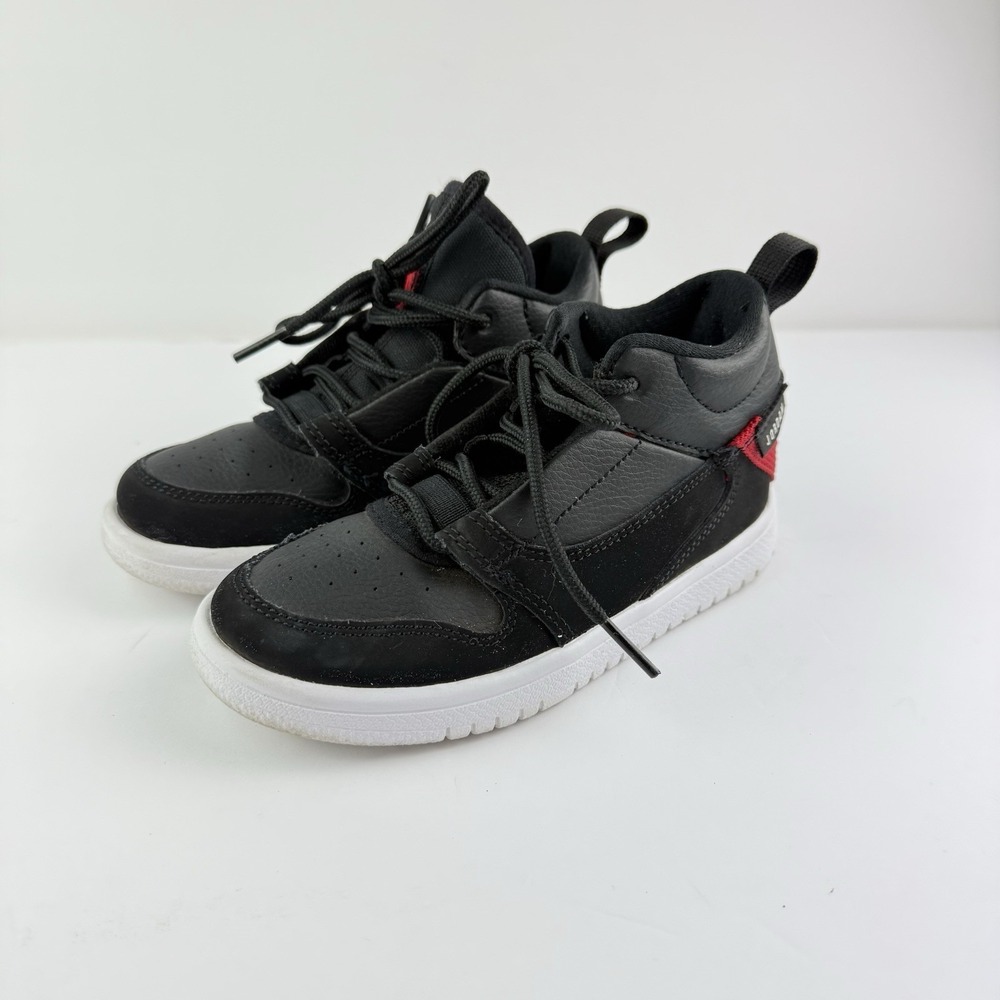 Nike Air Jordan Fadeaway Sneakers‎ Kids 11C Black Red Basketball A01330-016